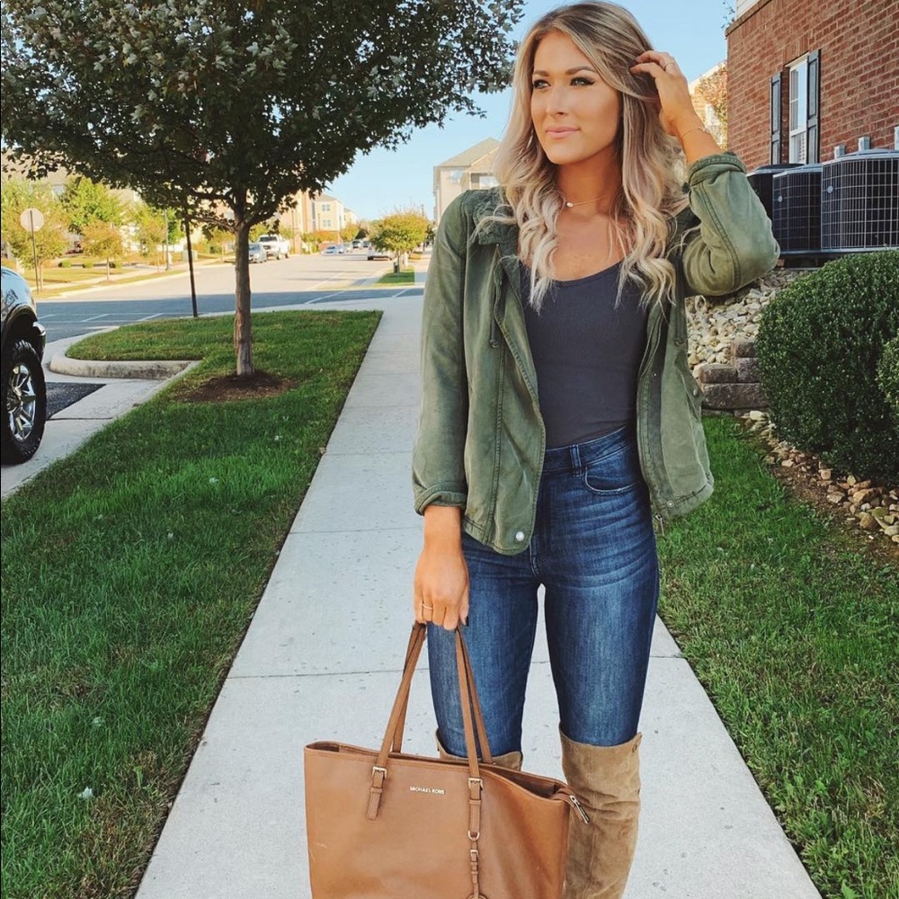 Lightweight green jacket!